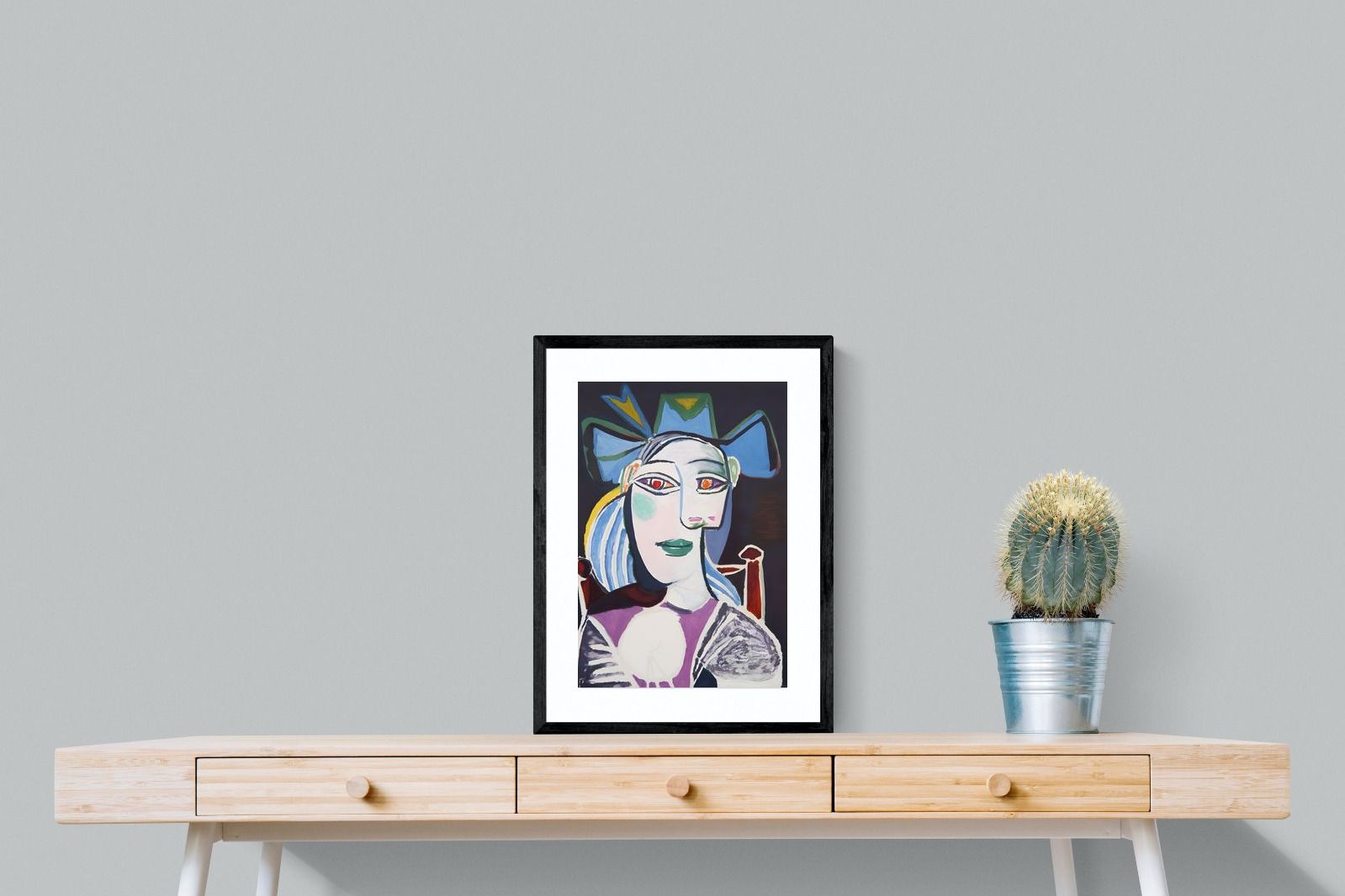 Pixalot Woman with Blue Bow