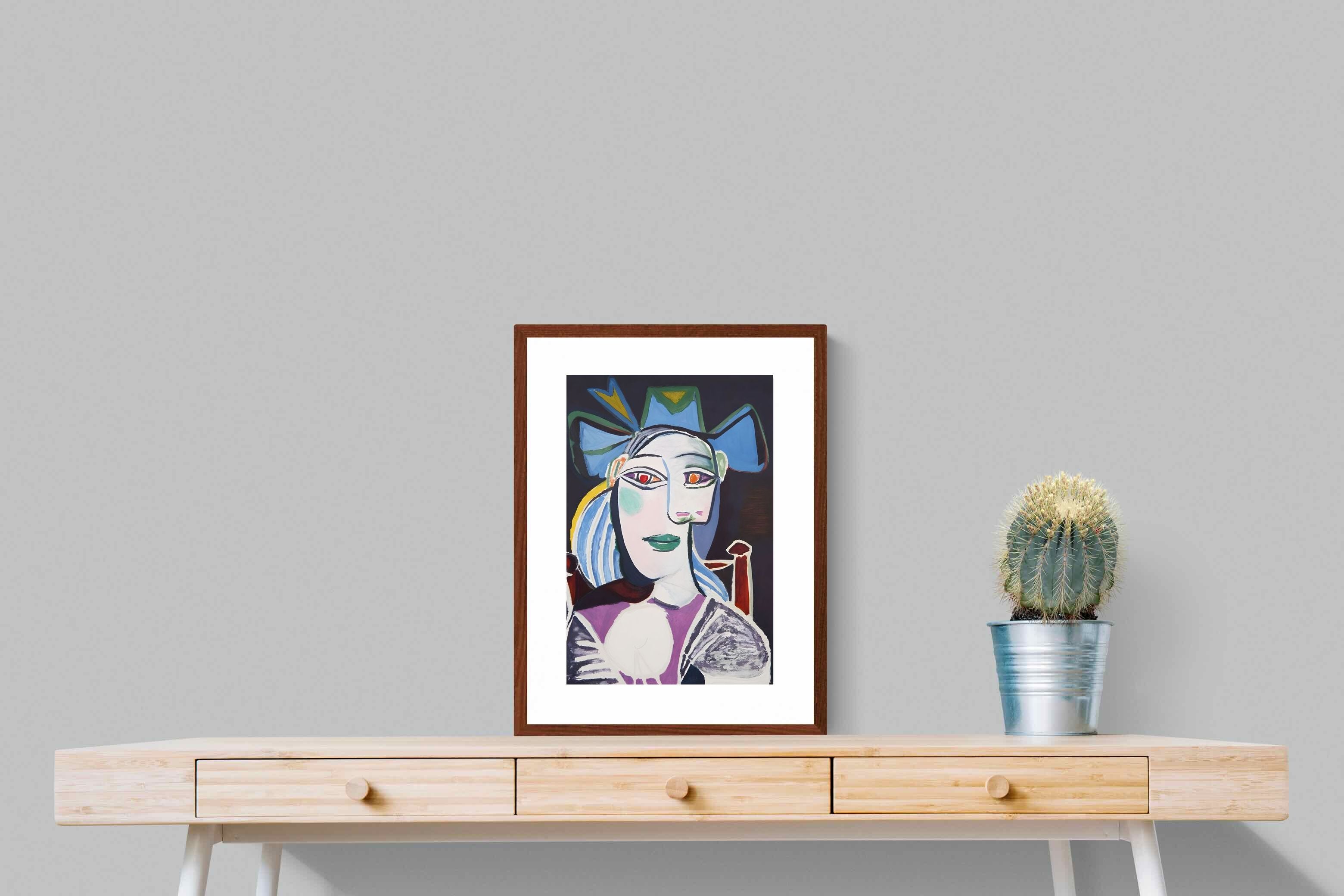 Pixalot Woman with Blue Bow