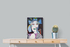 Pixalot Woman with Blue Bow