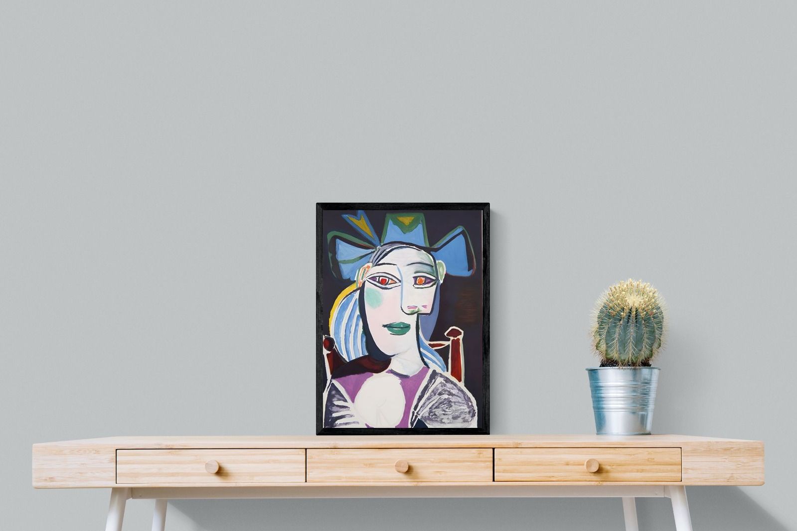 Pixalot Woman with Blue Bow