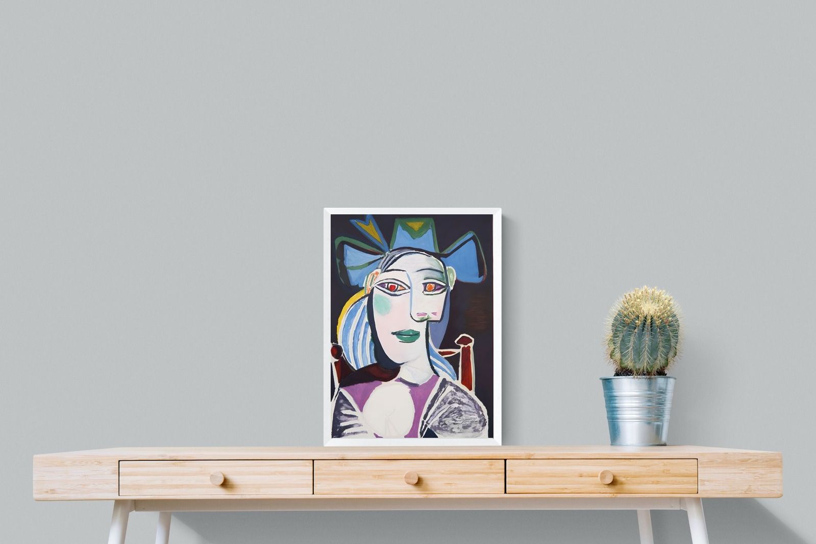 Pixalot Woman with Blue Bow