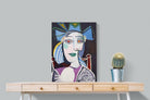 Pixalot Woman with Blue Bow