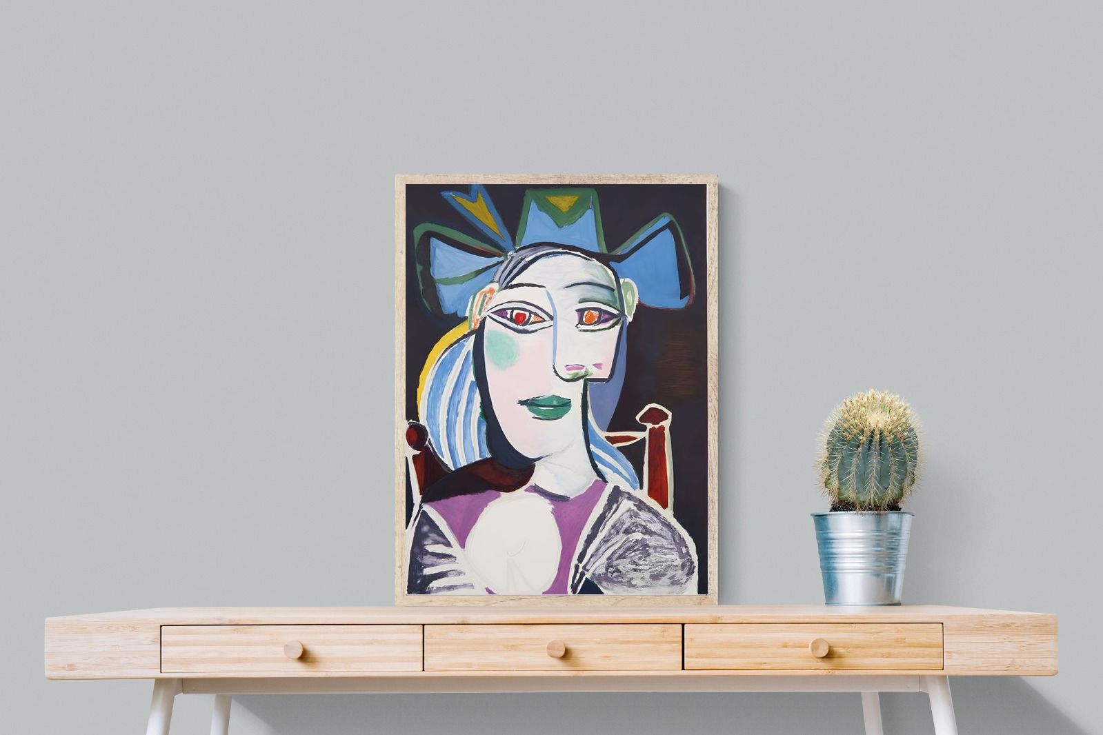 Pixalot Woman with Blue Bow