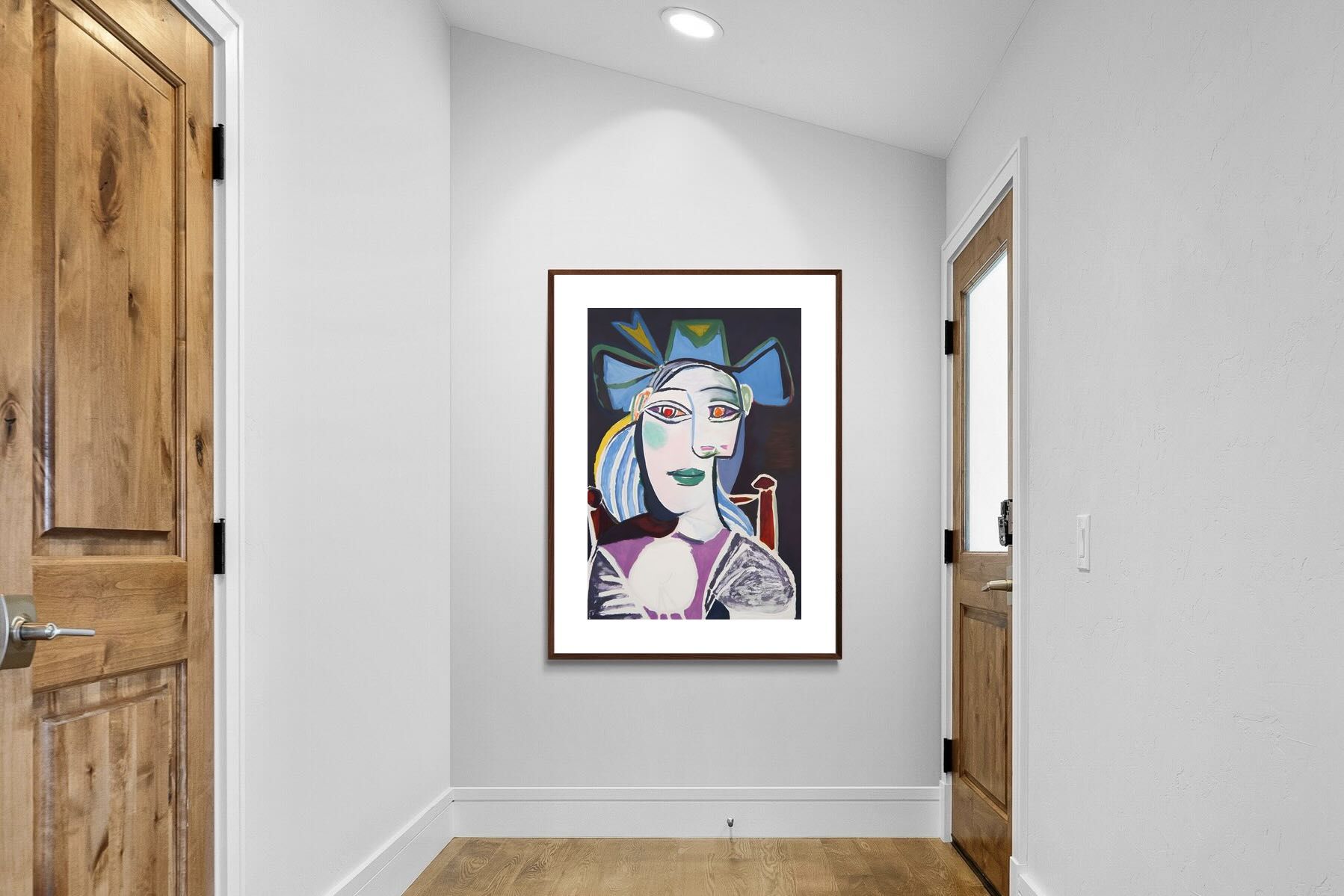 Pixalot Woman with Blue Bow