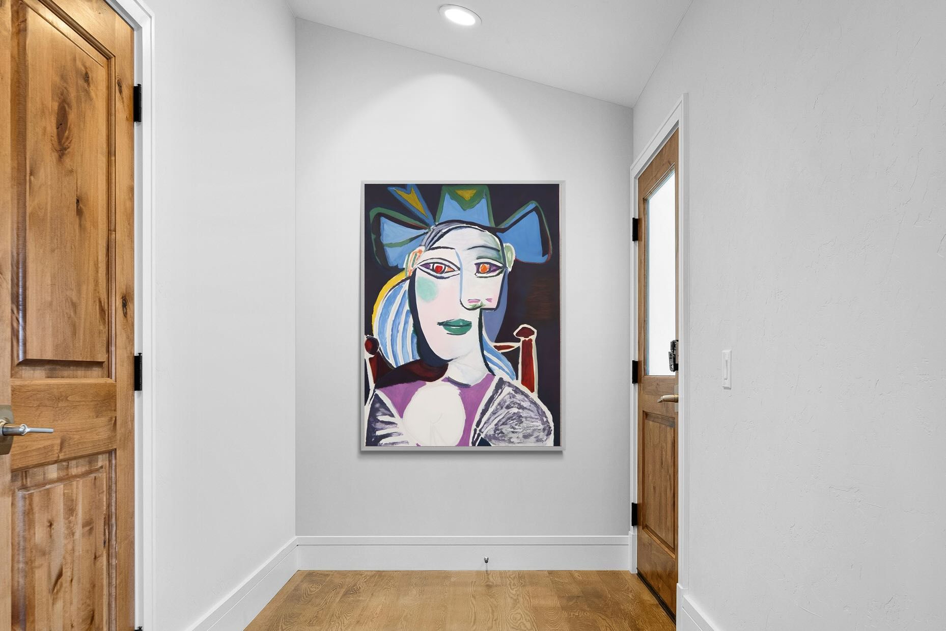 Pixalot Woman with Blue Bow