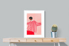 Pixalot Woman With Red Stripes