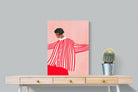 Pixalot Woman With Red Stripes
