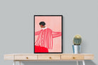 Pixalot Woman With Red Stripes