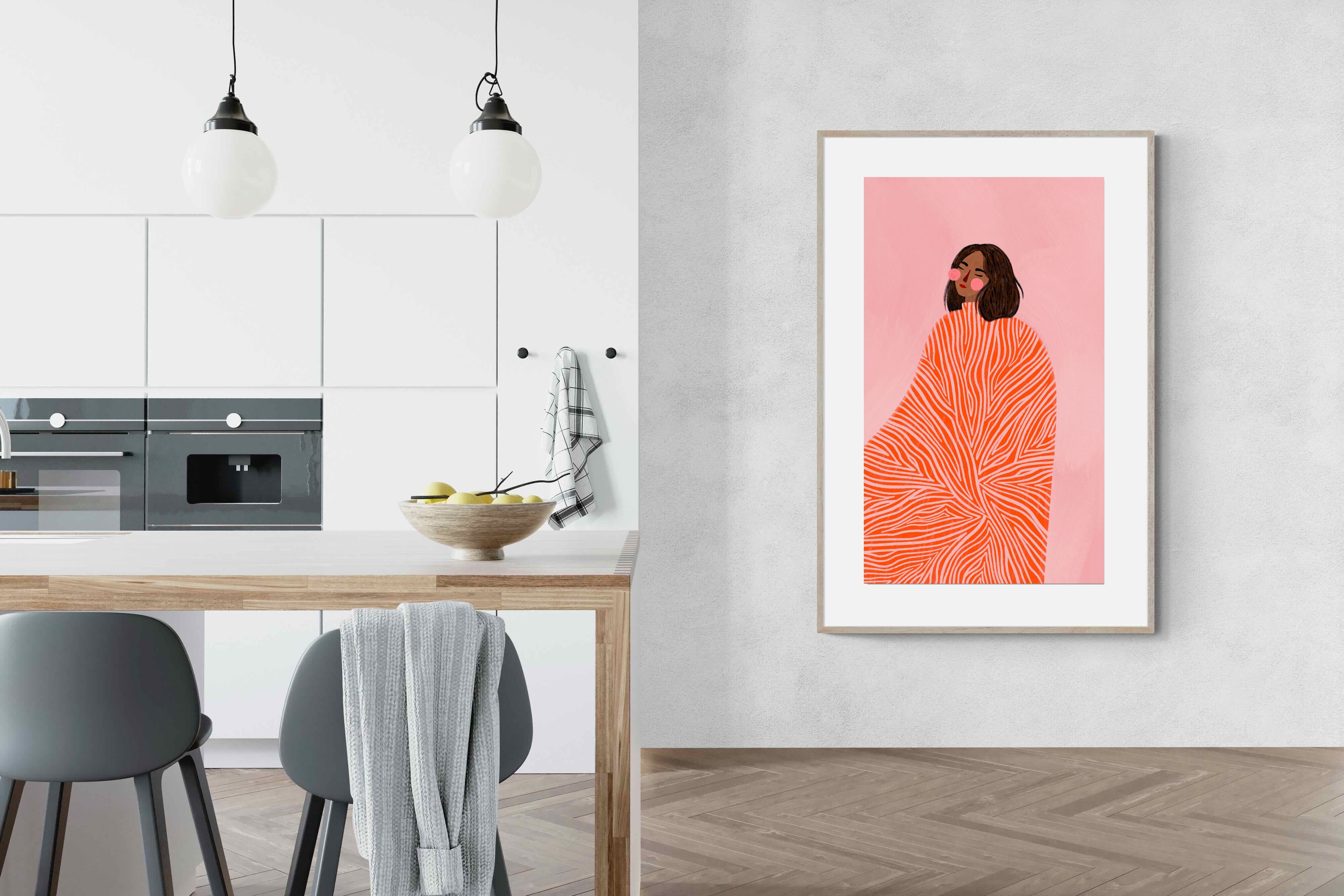 Pixalot Woman With Swirls