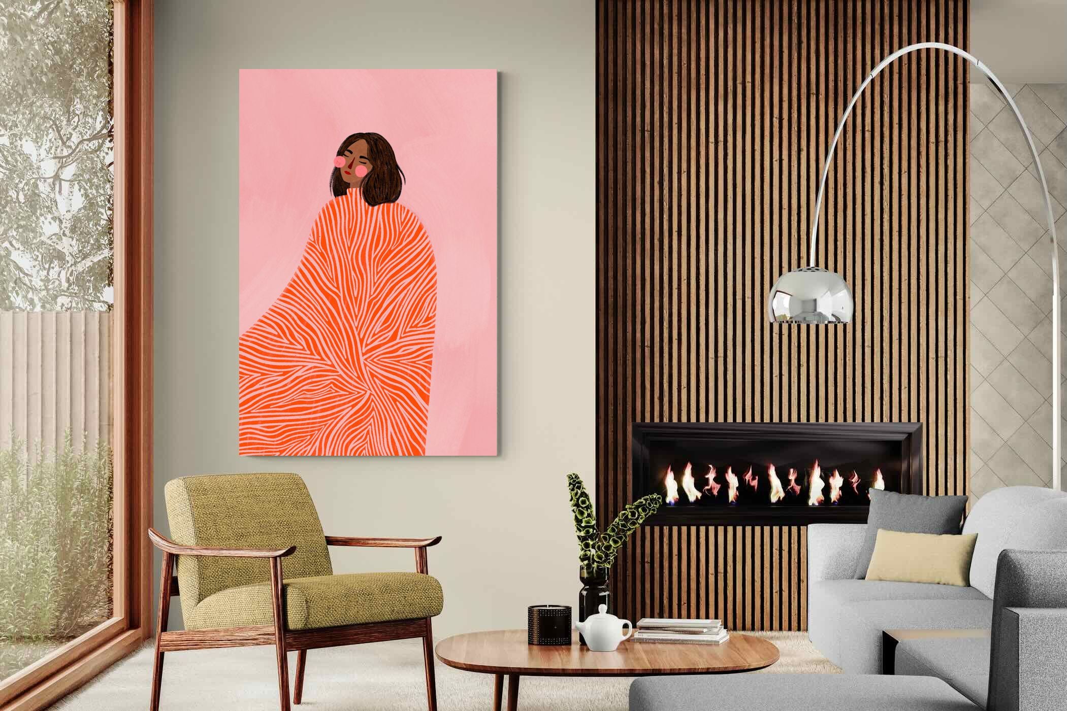 Pixalot Woman With Swirls