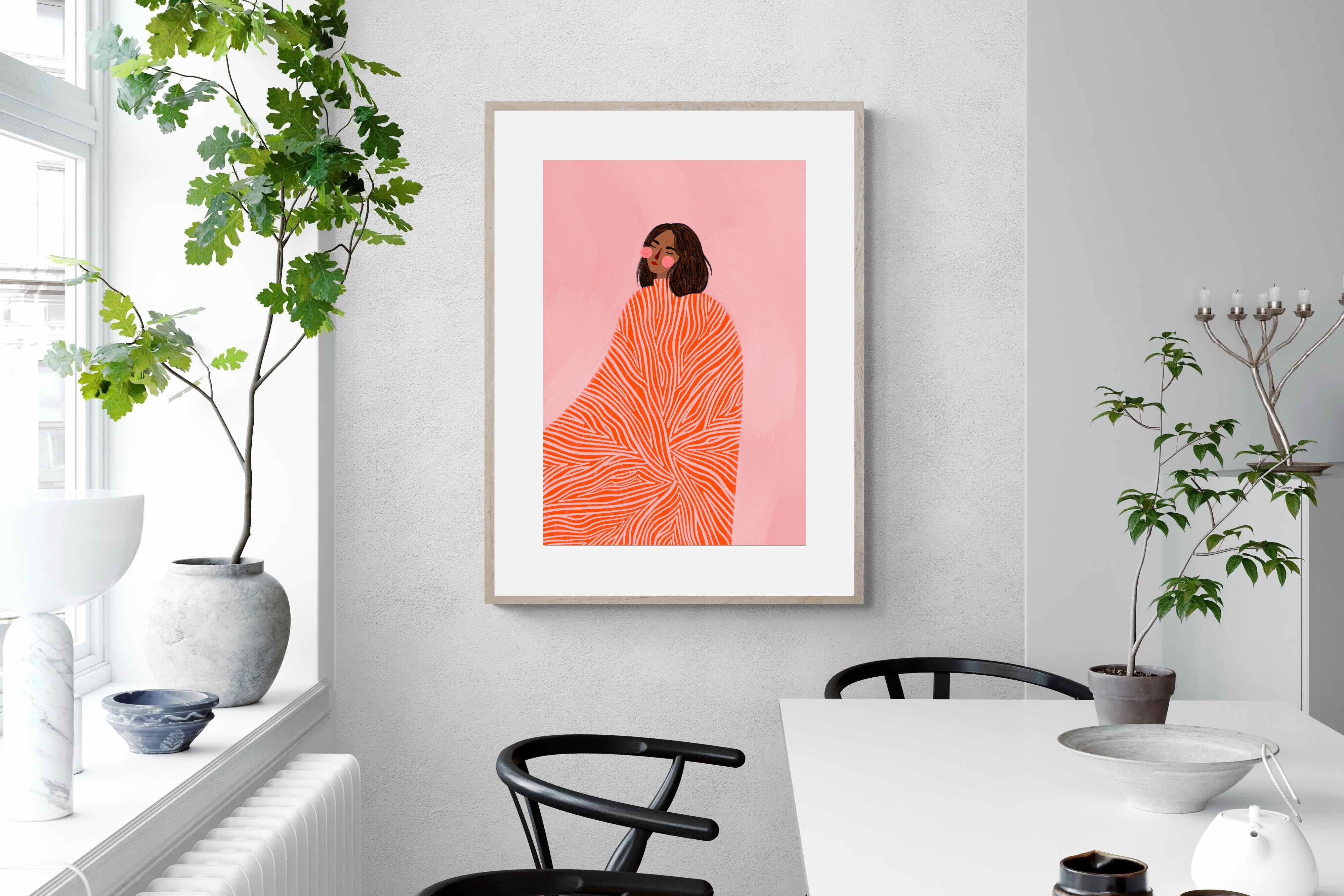 Pixalot Woman With Swirls