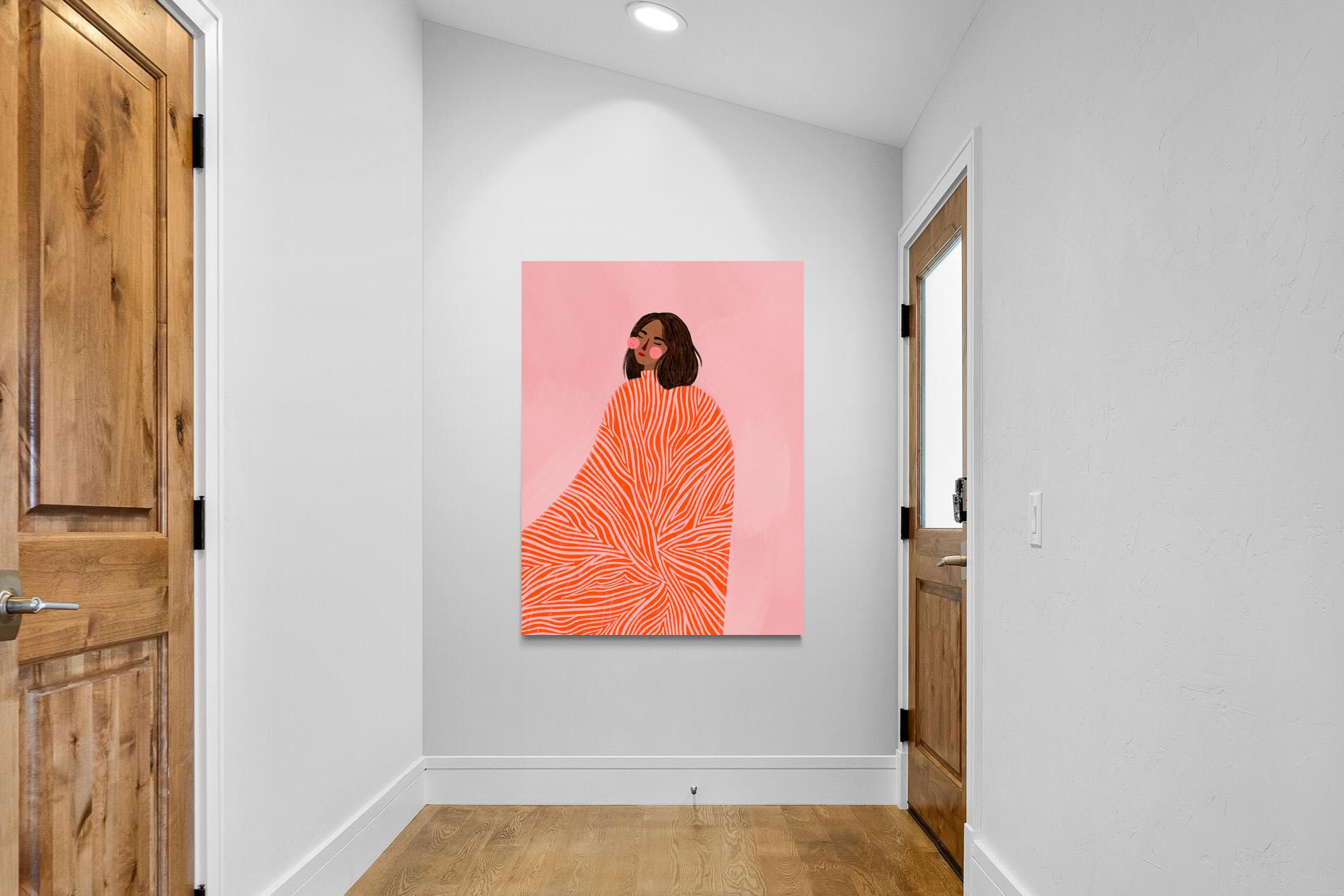 Pixalot Woman With Swirls