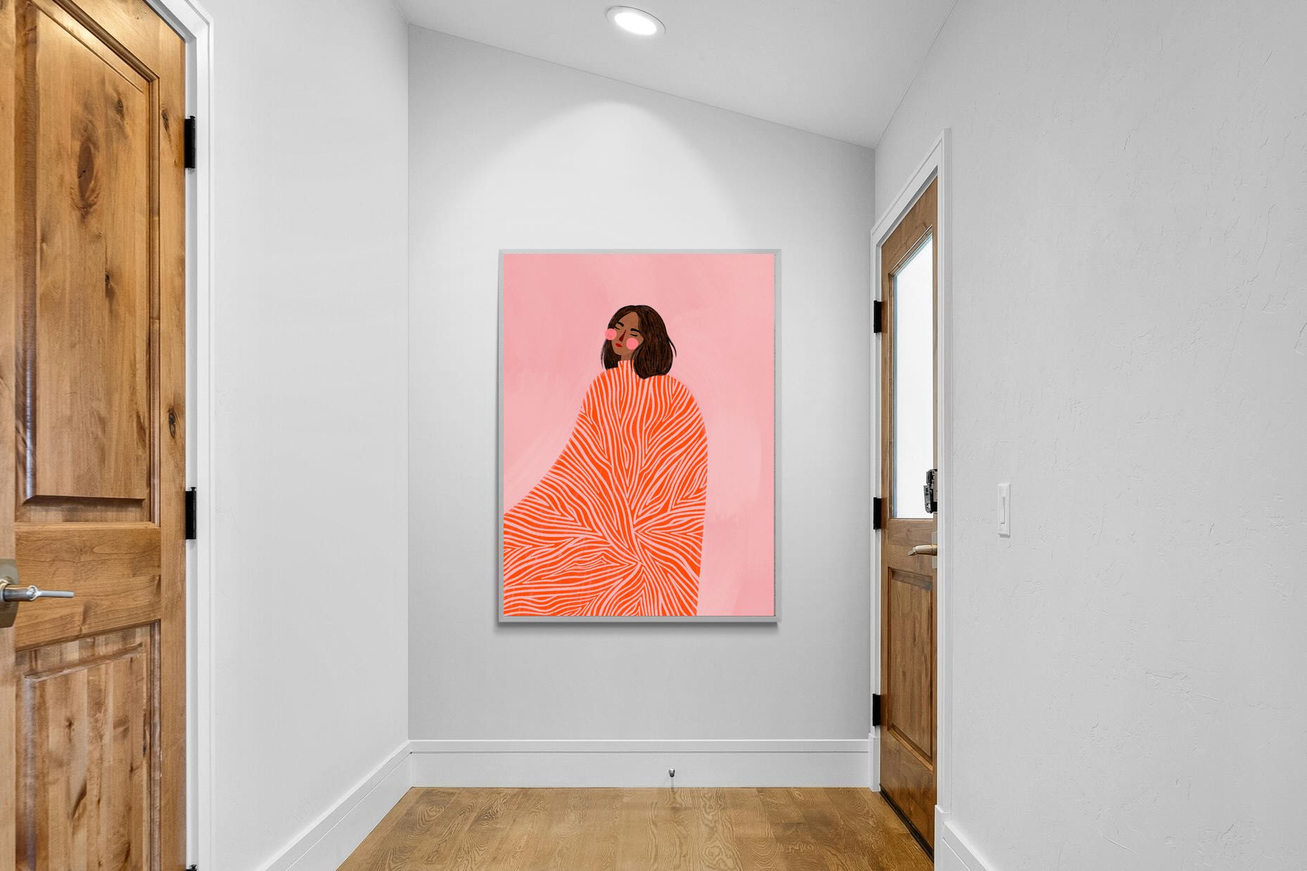 Pixalot Woman With Swirls