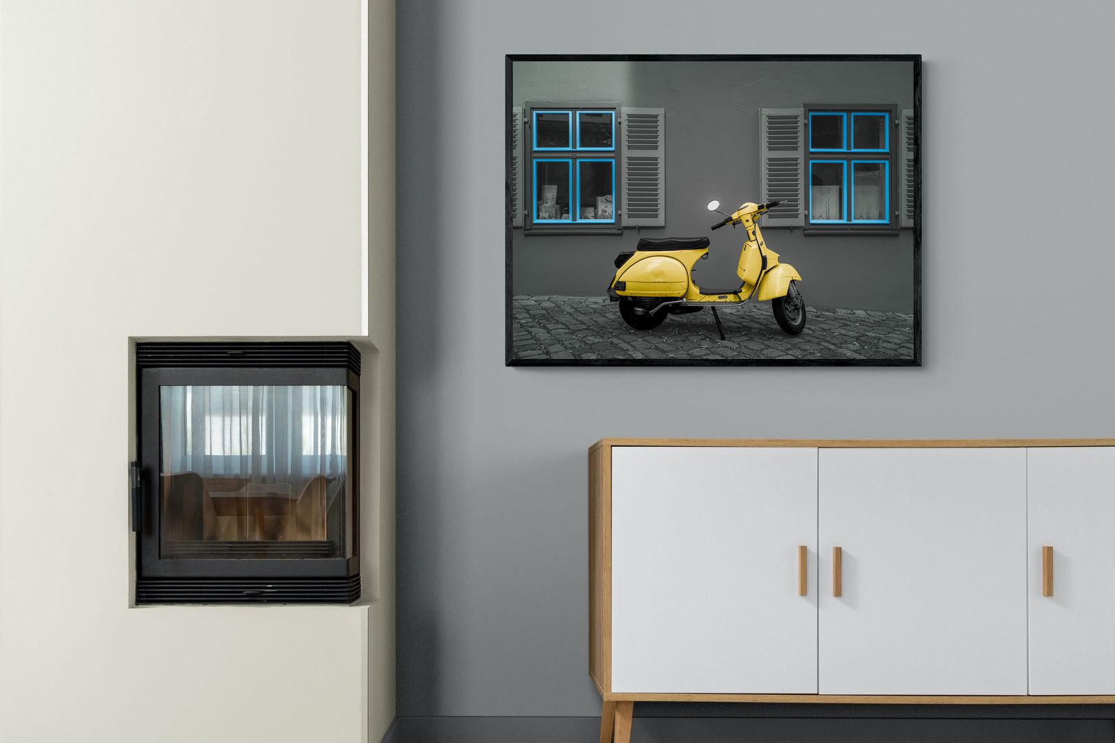 Pixalot Yellow Vespa