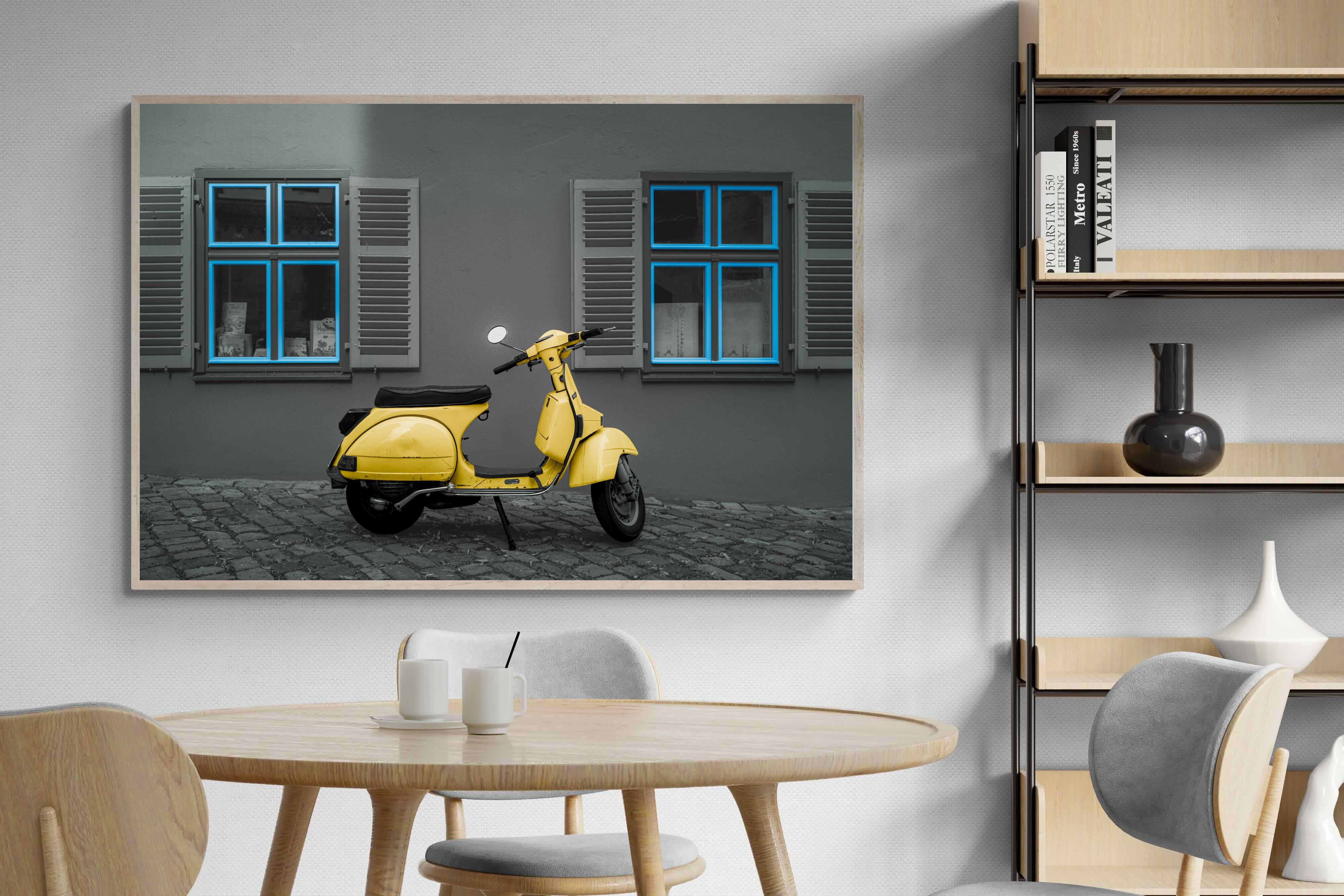 Pixalot Yellow Vespa