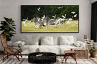Pixalot Zebra & Herons (colour)