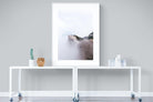 A Peak Above The Clouds-Wall_Art-90 x 120cm-Framed Print-White-Pixalot