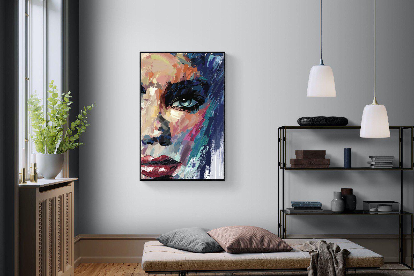 Abigail's Wish-Wall_Art-100 x 150cm-Mounted Canvas-Black-Pixalot