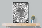 Africa Making Waves-Wall_Art-75 x 100cm-Mounted Canvas-Black-Pixalot