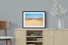 African Road-Wall_Art-60 x 45cm-Framed Print-Black-Pixalot