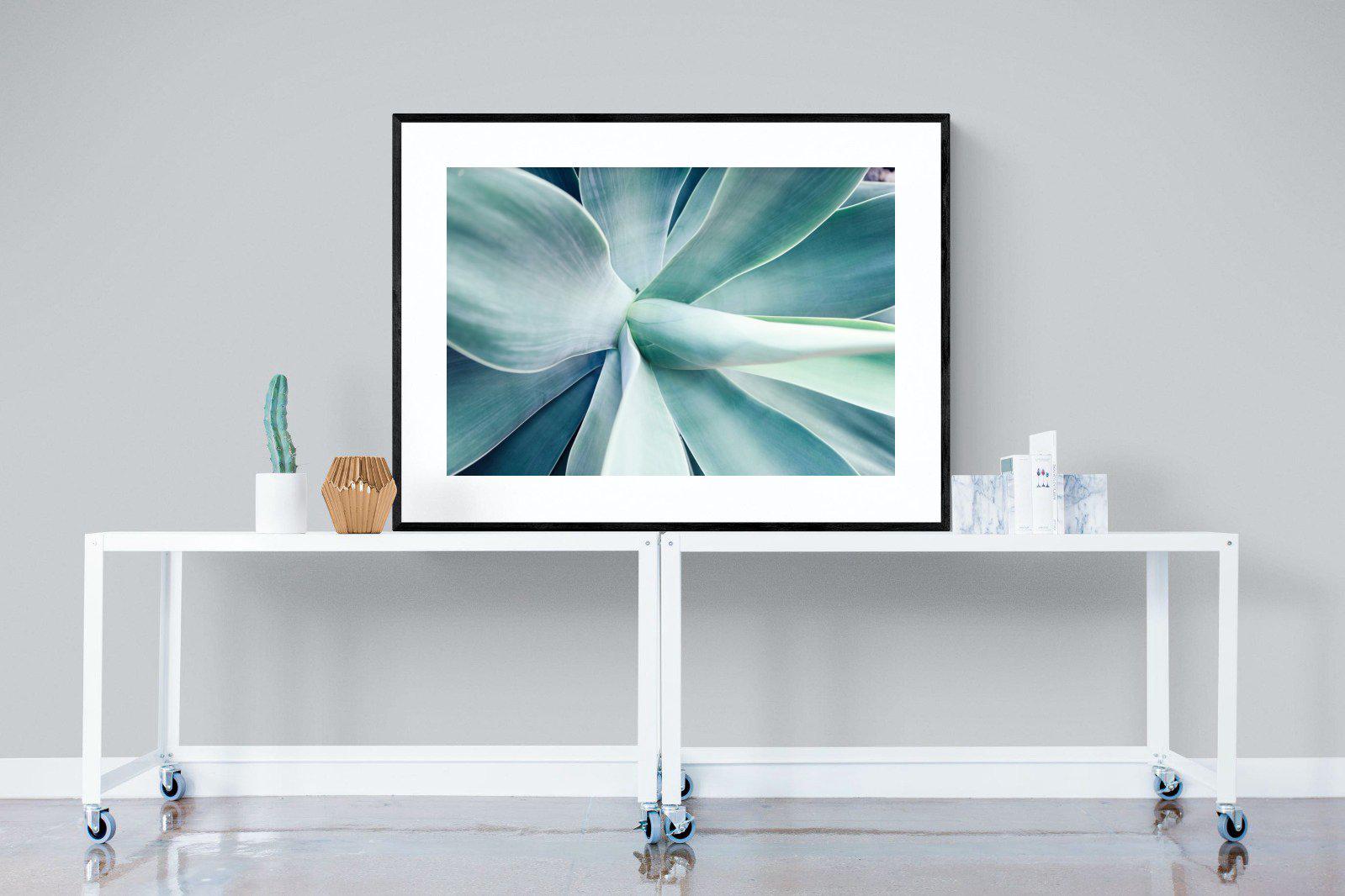 Agave-Wall_Art-120 x 90cm-Framed Print-Black-Pixalot