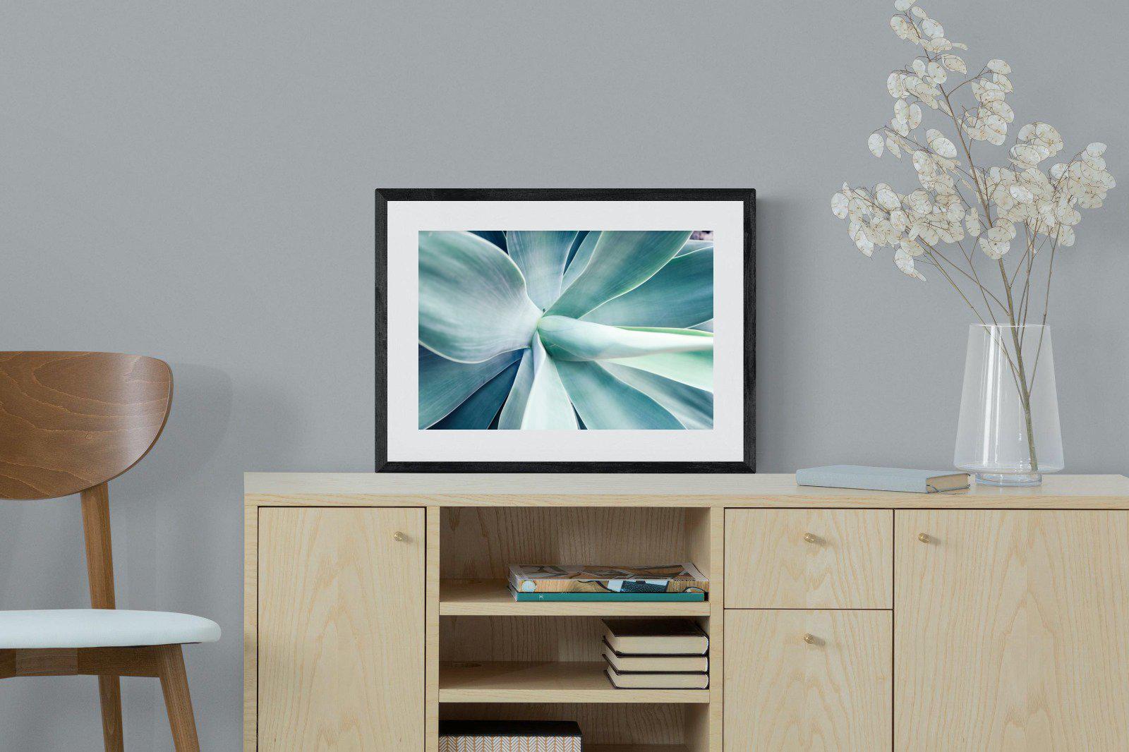 Agave-Wall_Art-60 x 45cm-Framed Print-Black-Pixalot