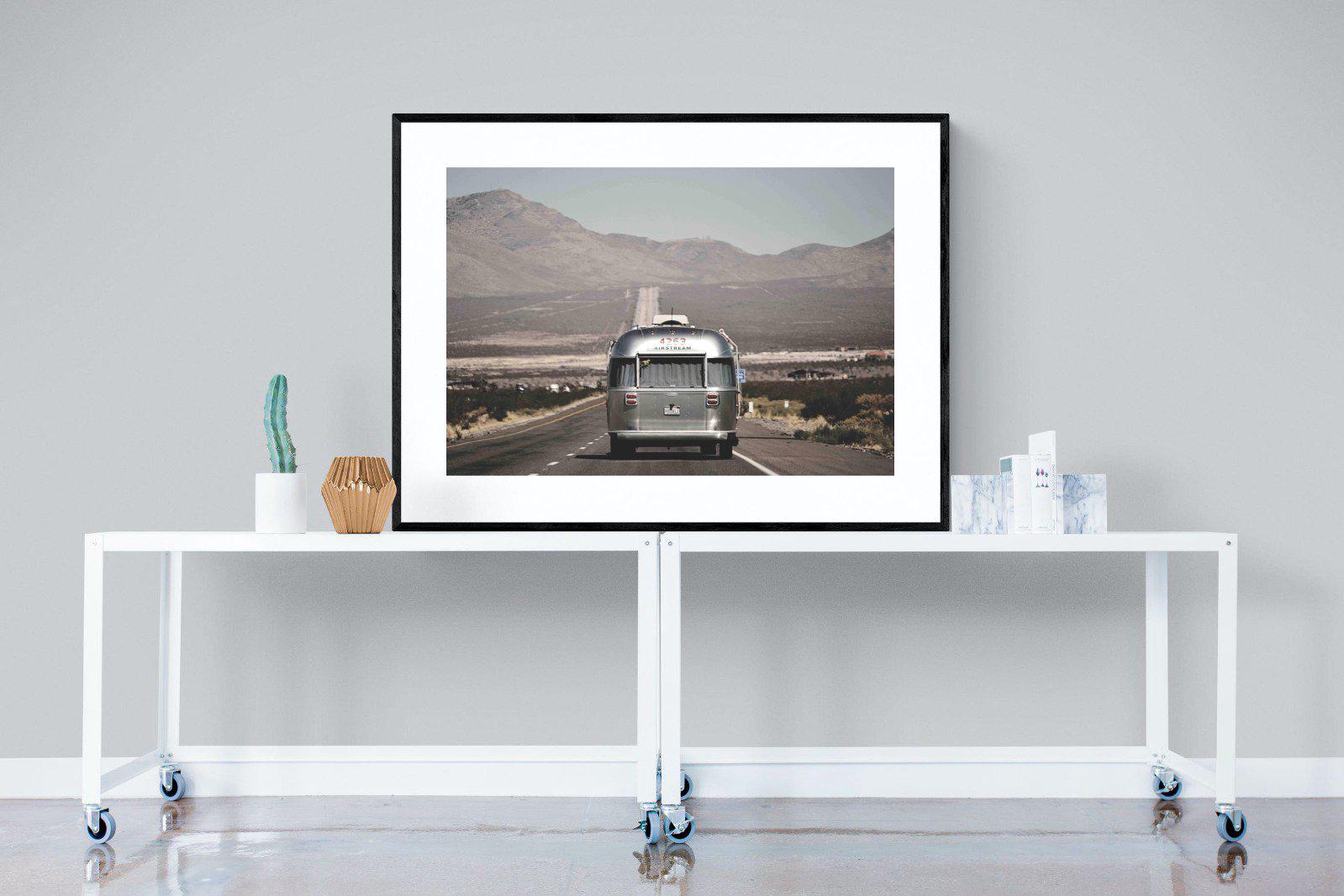 Airstream-Wall_Art-120 x 90cm-Framed Print-Black-Pixalot