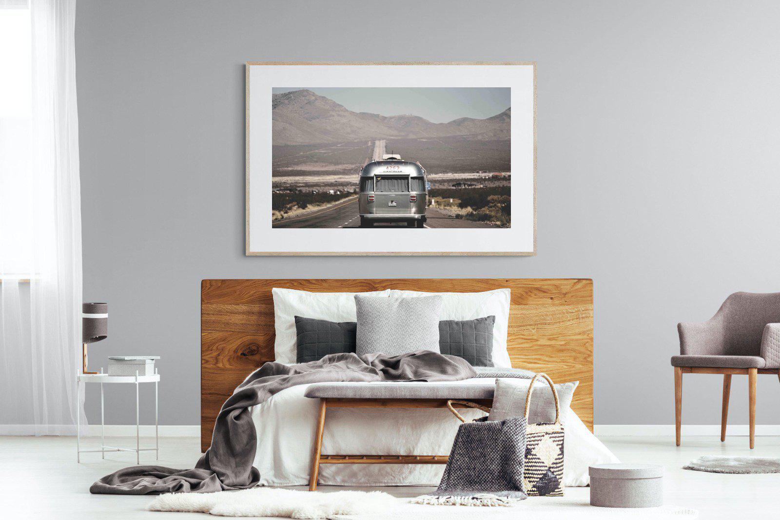 Airstream-Wall_Art-150 x 100cm-Framed Print-Wood-Pixalot