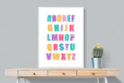 Alphabet-Wall_Art-75 x 100cm-Mounted Canvas-White-Pixalot