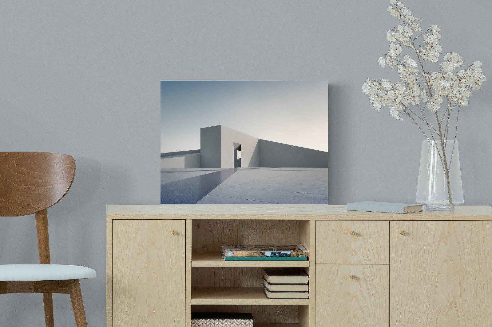 Angular-Wall_Art-60 x 45cm-Mounted Canvas-No Frame-Pixalot