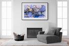 Aqua Gold-Wall_Art-150 x 100cm-Framed Print-Black-Pixalot