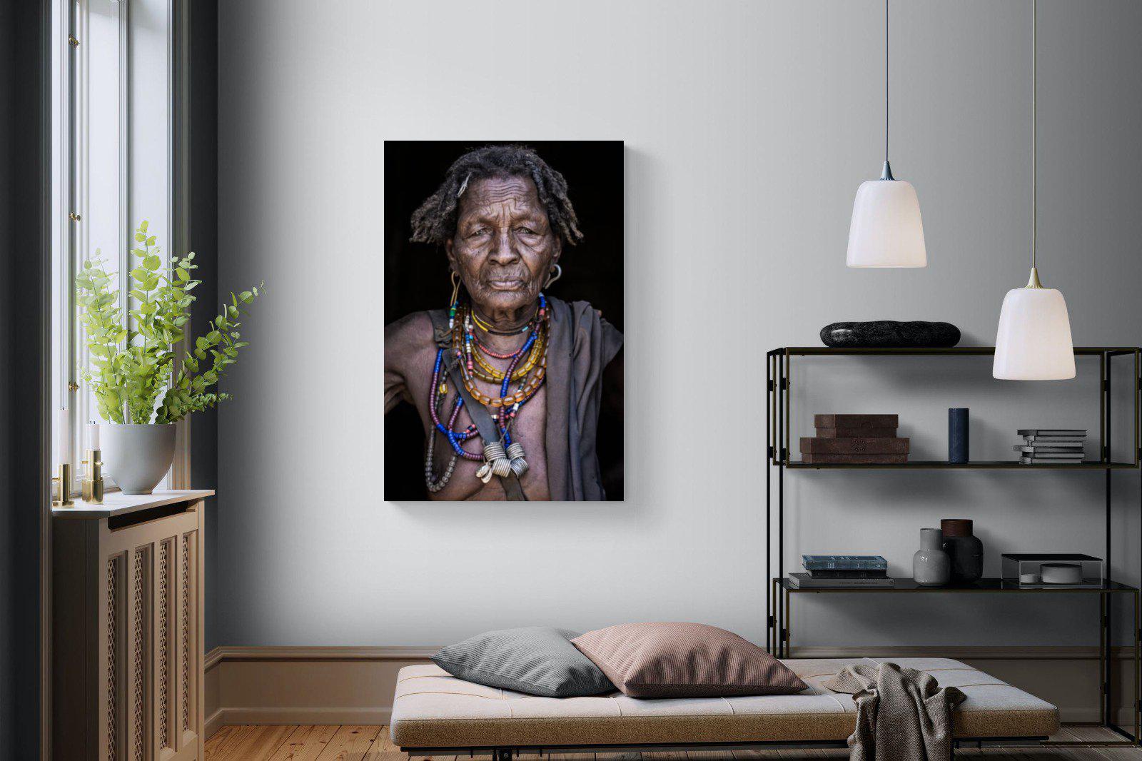 Arbore Tribe-Wall_Art-100 x 150cm-Mounted Canvas-No Frame-Pixalot