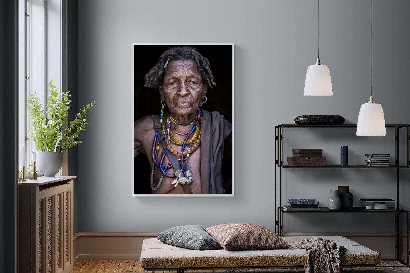 Arbore Tribe-Wall_Art-120 x 180cm-Mounted Canvas-White-Pixalot