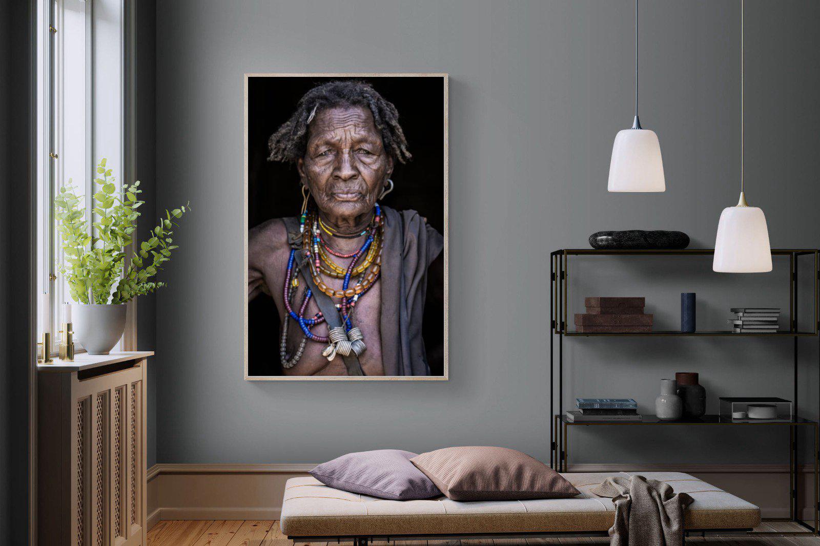 Arbore Tribe-Wall_Art-120 x 180cm-Mounted Canvas-Wood-Pixalot