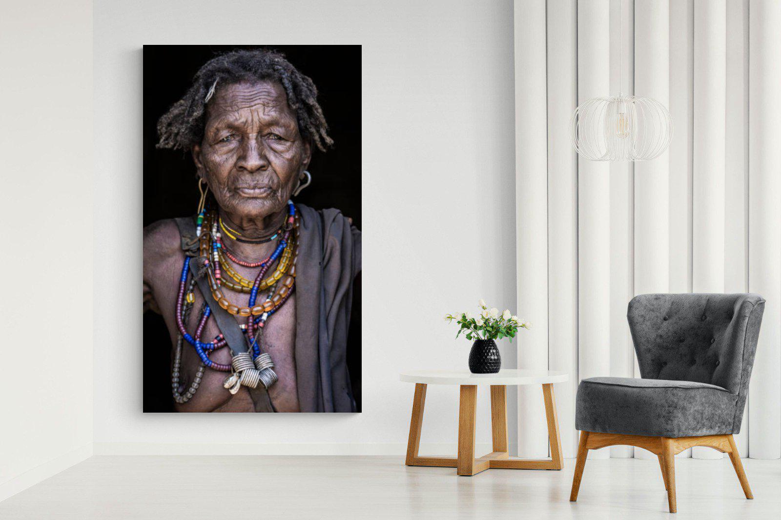 Arbore Tribe-Wall_Art-130 x 220cm-Mounted Canvas-No Frame-Pixalot