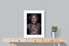 Arbore Tribe-Wall_Art-60 x 80cm-Framed Print-White-Pixalot
