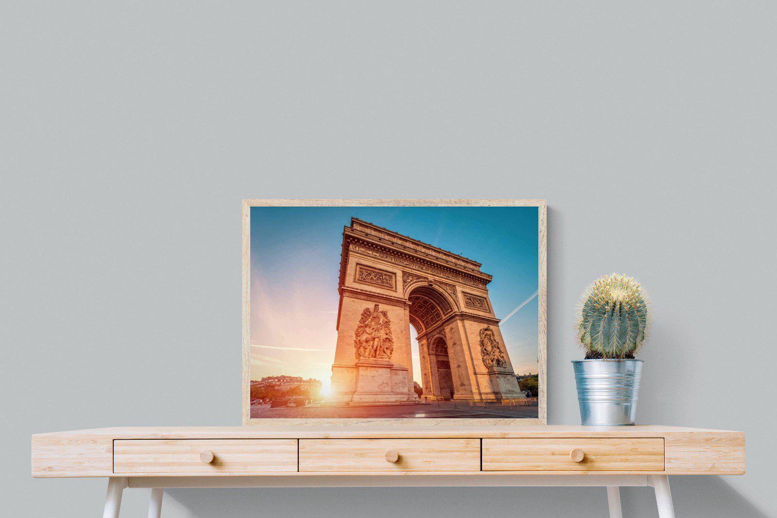Arc de Triomphe-Wall_Art-80 x 60cm-Mounted Canvas-Wood-Pixalot