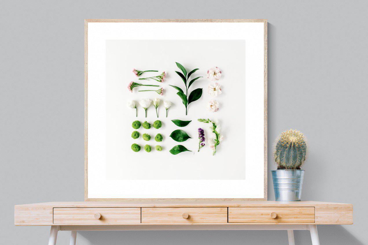 Arrangement-Wall_Art-100 x 100cm-Framed Print-Wood-Pixalot