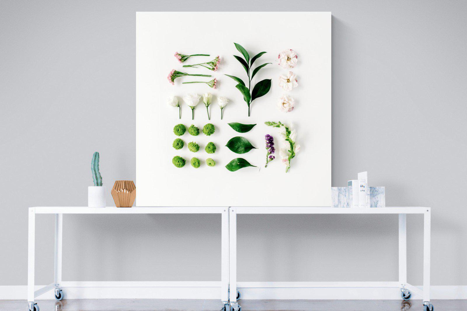 Arrangement-Wall_Art-120 x 120cm-Mounted Canvas-No Frame-Pixalot