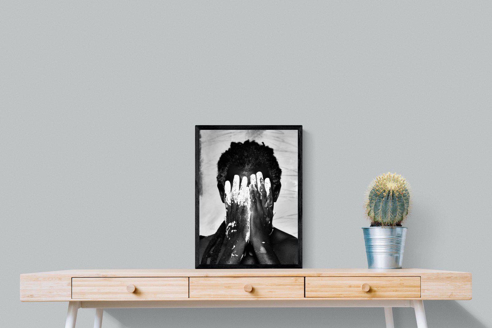 Artist-Wall_Art-45 x 60cm-Mounted Canvas-Black-Pixalot