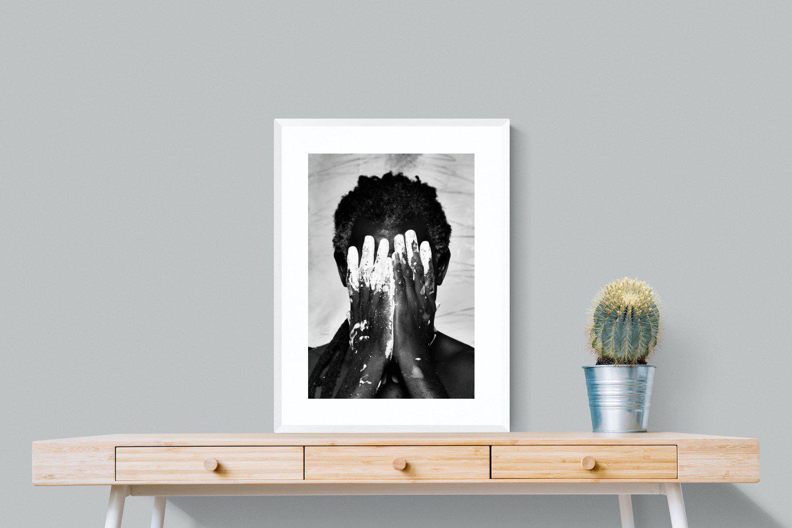 Artist-Wall_Art-60 x 80cm-Framed Print-White-Pixalot