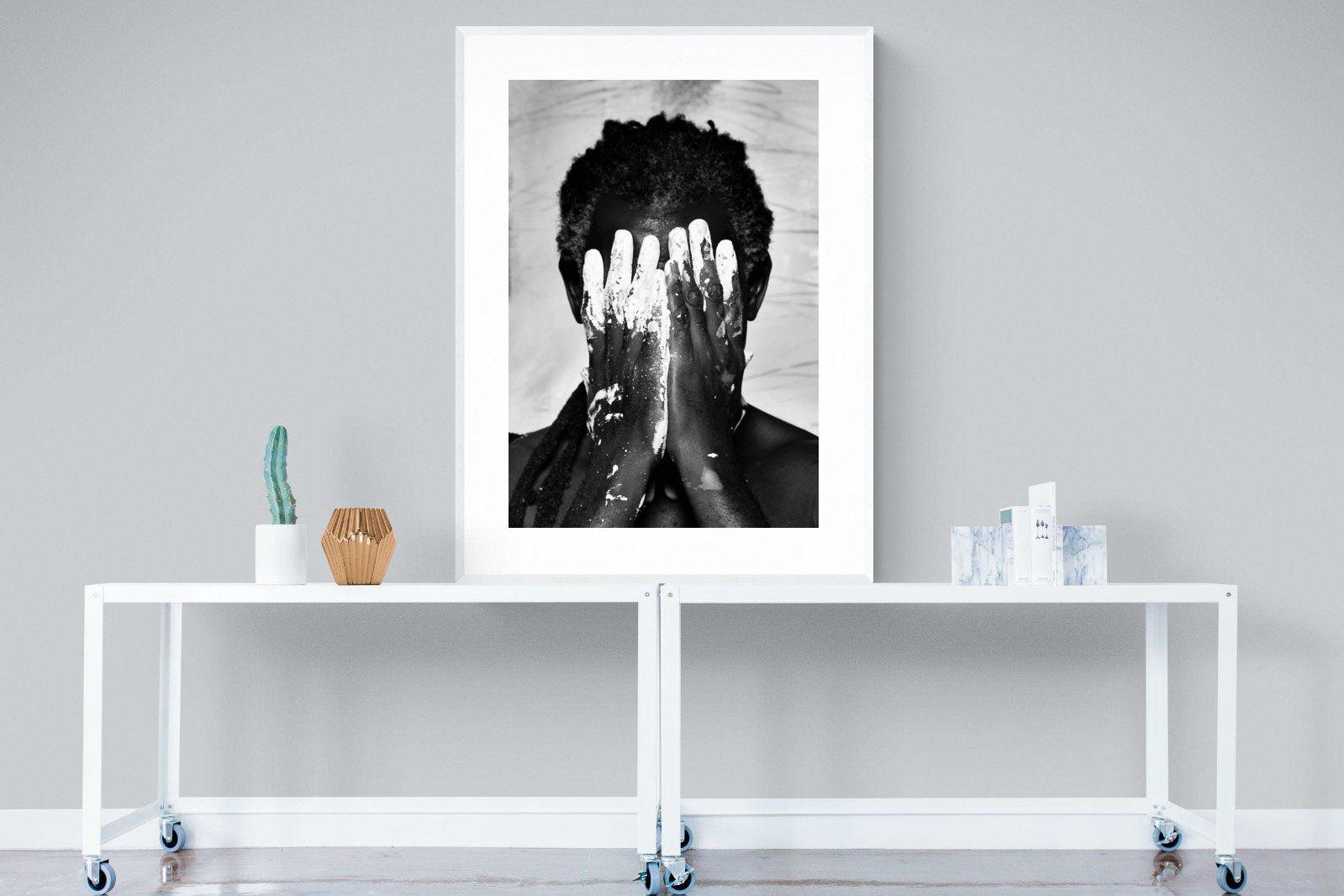 Artist-Wall_Art-90 x 120cm-Framed Print-White-Pixalot