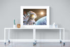 Astronaut-Wall_Art-120 x 90cm-Framed Print-White-Pixalot