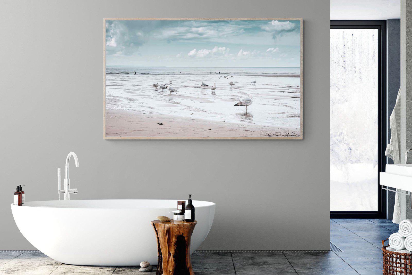 Atlantic Beach-Wall_Art-180 x 110cm-Mounted Canvas-Wood-Pixalot