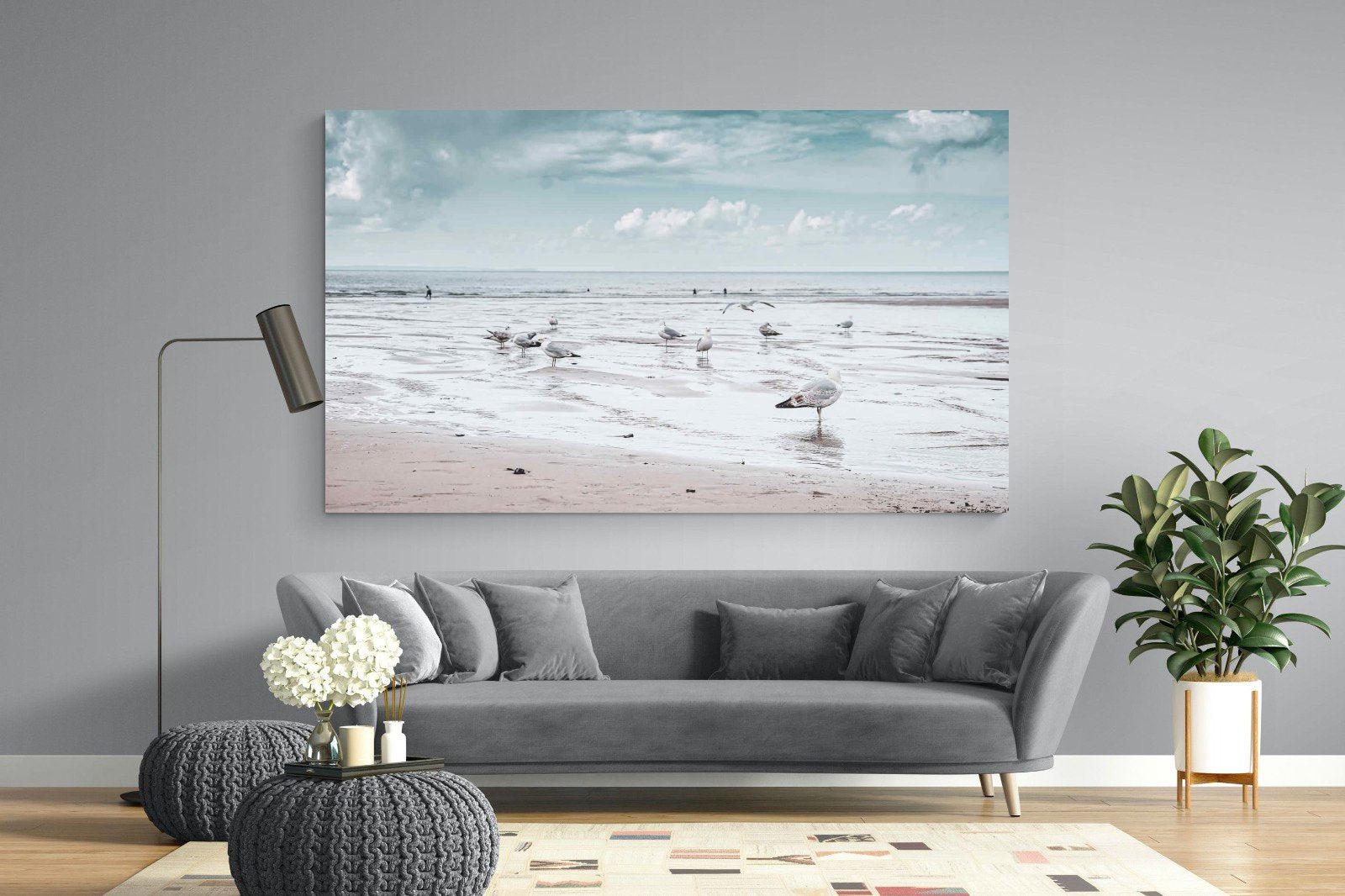 Atlantic Beach-Wall_Art-220 x 130cm-Mounted Canvas-No Frame-Pixalot
