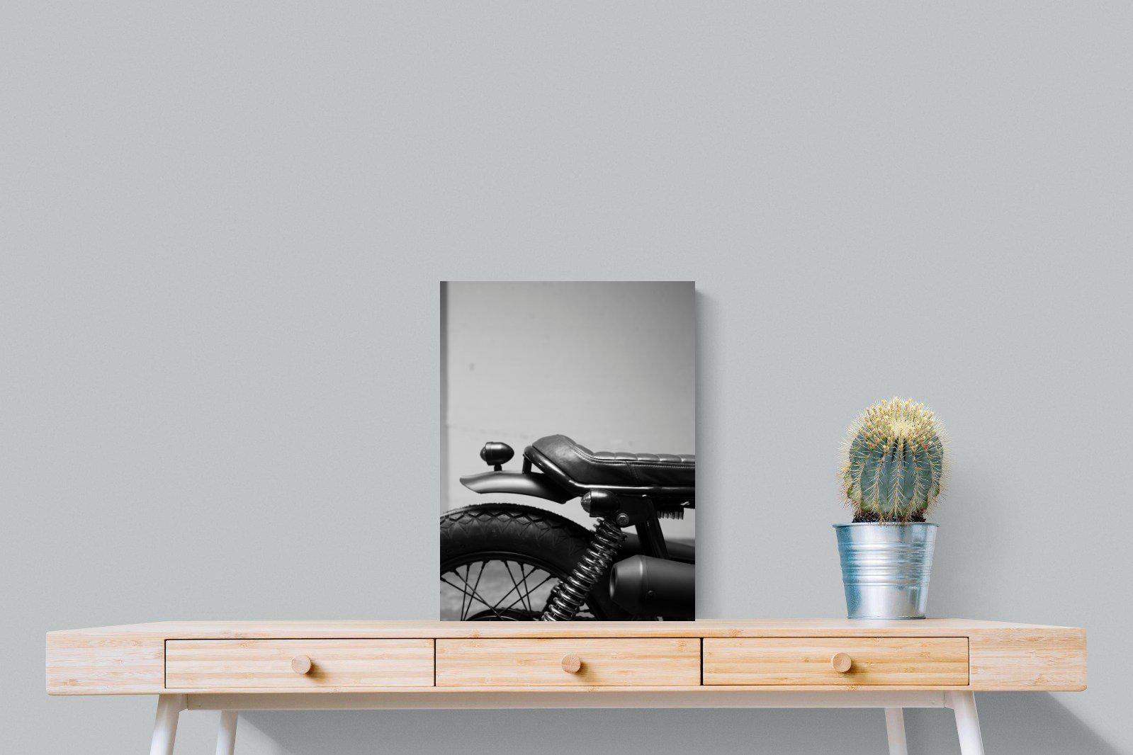 Back Seat Rider-Wall_Art-45 x 60cm-Mounted Canvas-No Frame-Pixalot