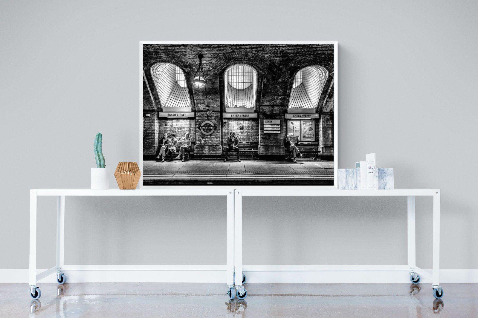 Baker Street-Wall_Art-120 x 90cm-Mounted Canvas-White-Pixalot