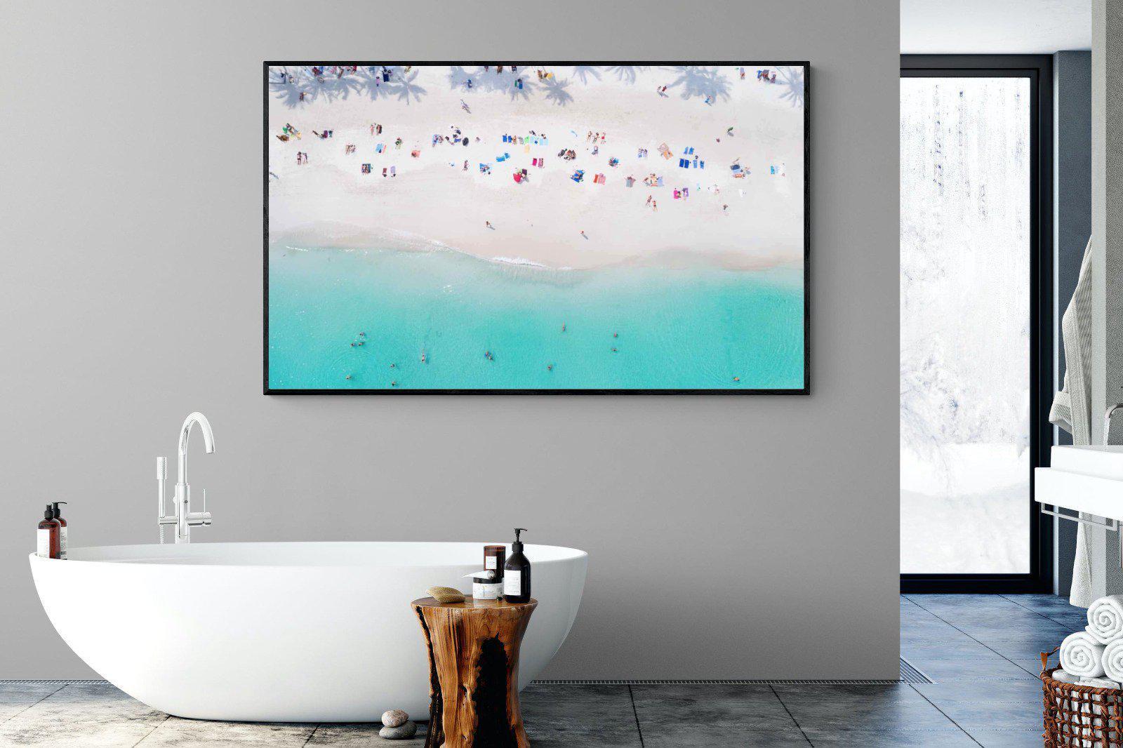 Beach Life-Wall_Art-180 x 110cm-Mounted Canvas-Black-Pixalot