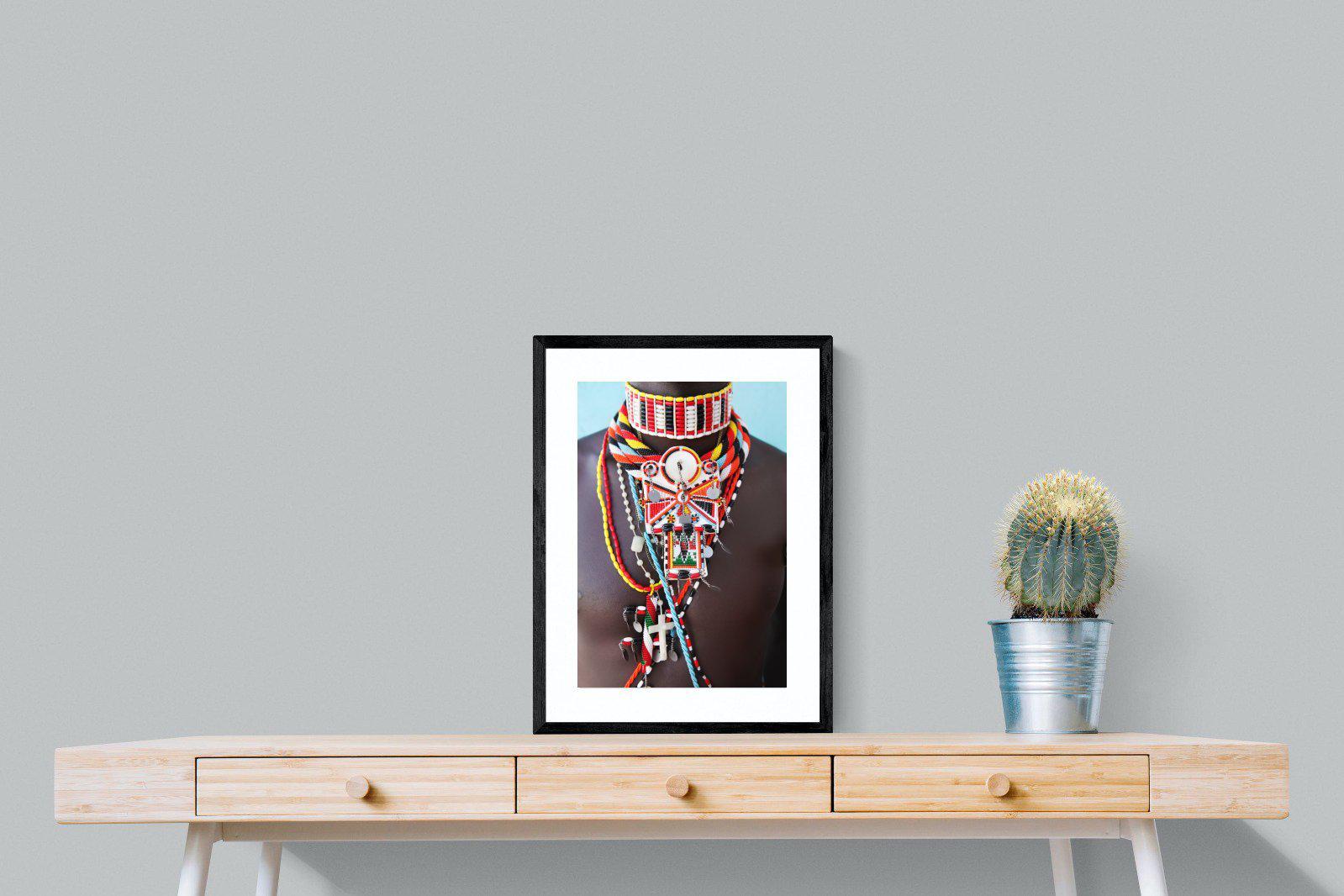 Beaded-Wall_Art-45 x 60cm-Framed Print-Black-Pixalot