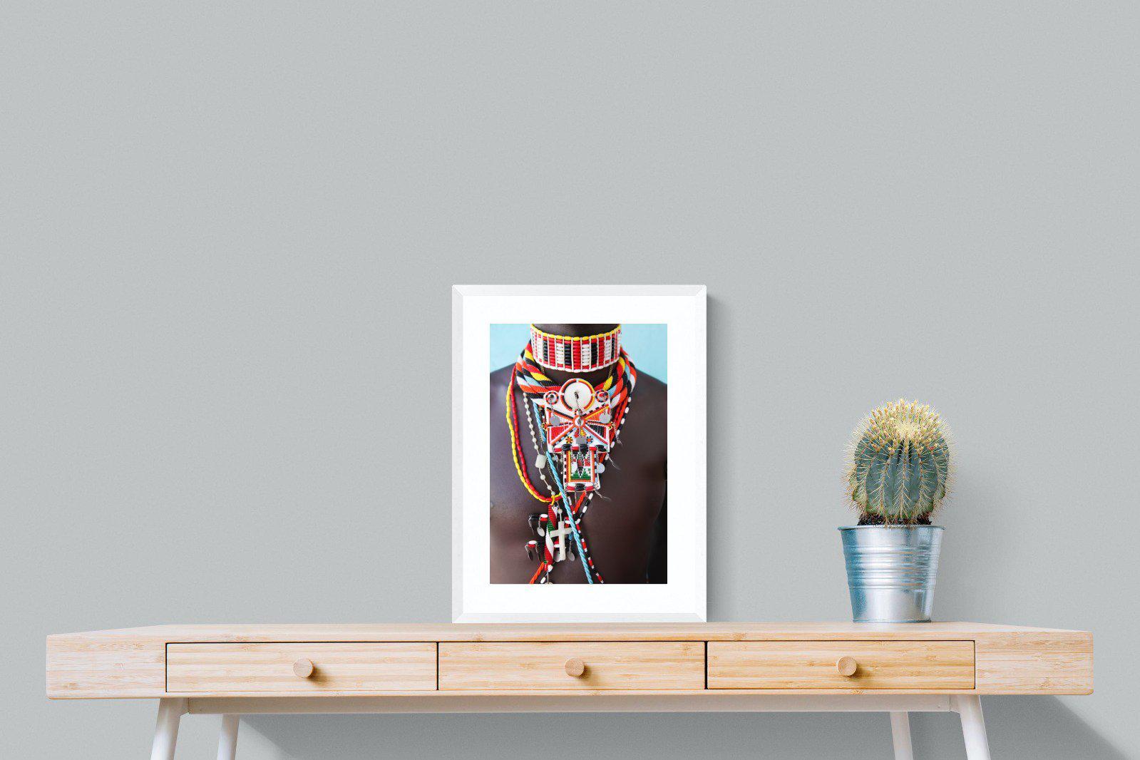 Beaded-Wall_Art-45 x 60cm-Framed Print-White-Pixalot